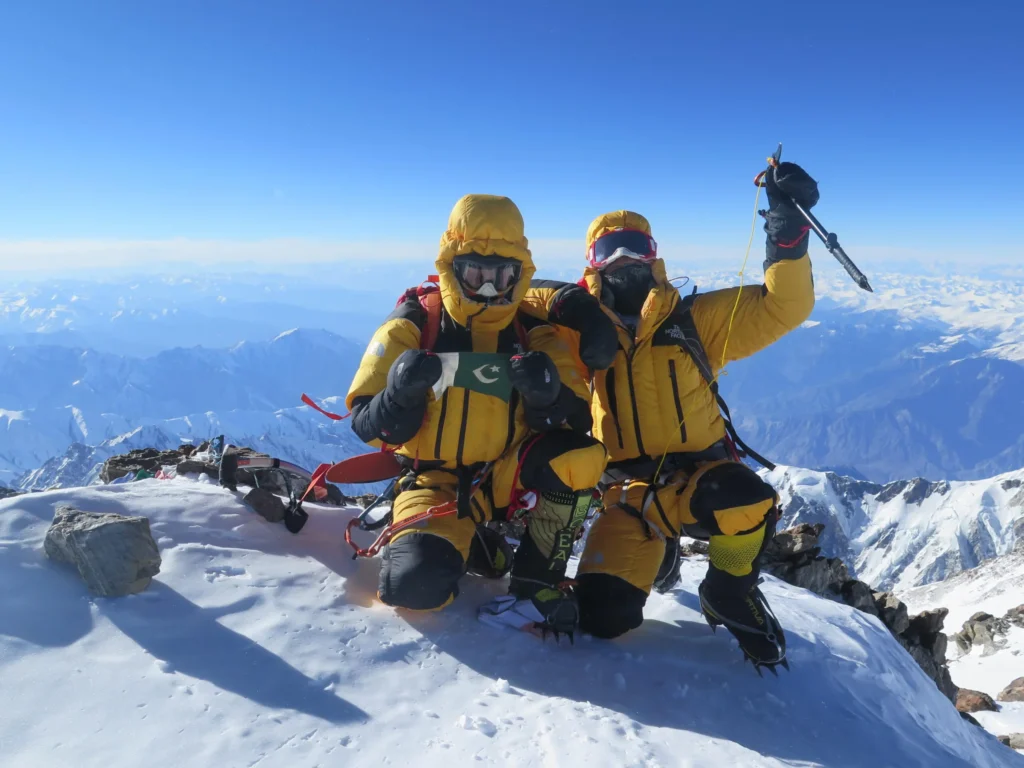 Happiness after summiting a mountain