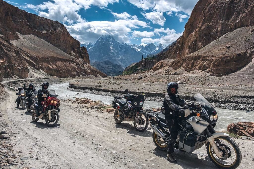 Off roading on bikes in skardu