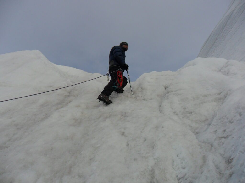Walking on snow